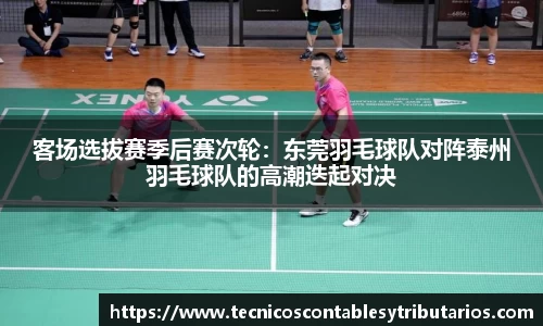 客场选拔赛季后赛次轮：东莞羽毛球队对阵泰州羽毛球队的高潮迭起对决